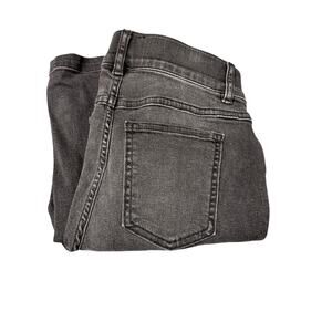 Spanx Jeggings Womens Small Black Denim Ankle Straight Leg Pull On Tummy Shaping